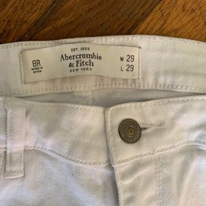 Abercrombie White Women’s Jeans size 8